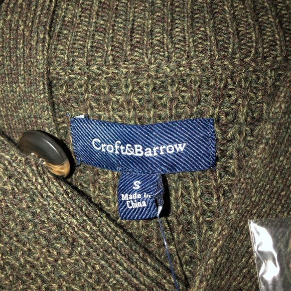 Croft & Barrow Mock Neck Pullover Sweater Mens - Picture 3 of 5